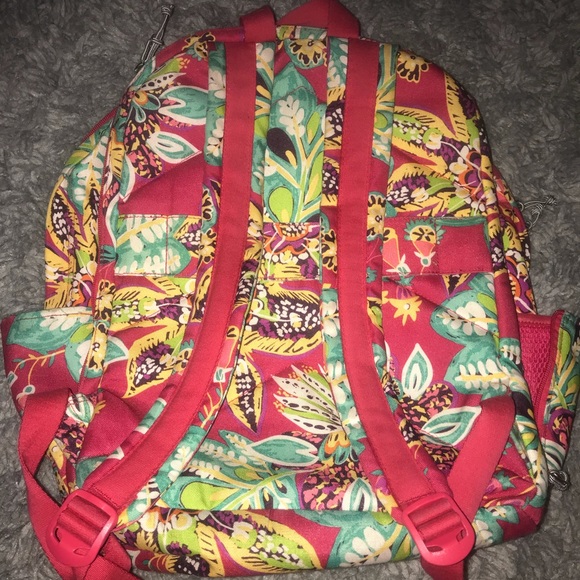 Red Vera Bradley Backpack - Picture 2 of 6